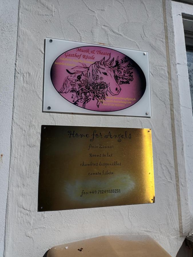 Musik Und Theater Gasthof Roessle - Rooms For Angels Burladingen Extérieur photo